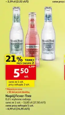 Auchan Napój Fever-Tree Elderflower Tonic Water oferta