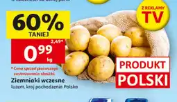 Auchan Ziemniaki wczesne luzem polskie oferta