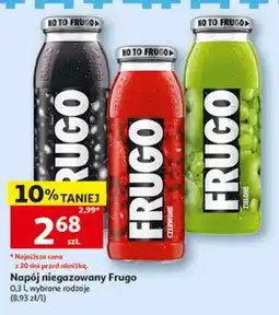 Auchan Napój niegazowany Frugo Czerwone oferta