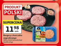 Auchan Burgery z kurczaka Zagrodowy oferta