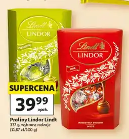 Auchan Praliny Lindor Pistachio Lindt oferta