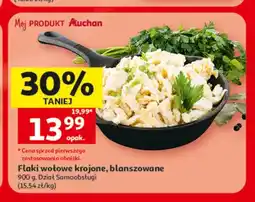 Auchan Flaki wołowe krojone blanszowane Mój Produkt Auchan oferta