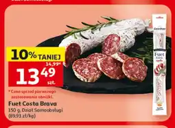 Auchan Kiełbasa Fuet Costa Brava oferta