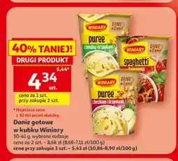 Auchan Danie gotowe Puree z cebulką i grzankami Winiary Danie w 5 minut oferta