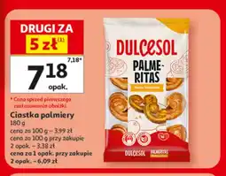 Auchan Ciastka palmieri Dulcesol oferta