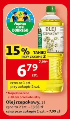 Auchan Olej rzepakowy Auchan oferta