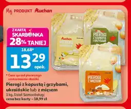 Auchan Pierogi z kapustą i grzybami Auchan oferta