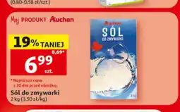 Auchan Sól do zmywarki Auchan oferta