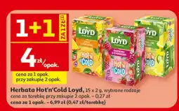 Auchan Herbata Loyd Hot'n'Cold Raspberry & Strawberry oferta