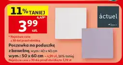 Auchan Poszewka na poduszkę z bawełną actuel 40x40 cm oferta