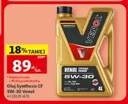 Auchan Olej silnikowy Venol Synthesis CF 5W-30 oferta