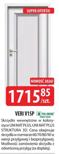 DDD Skrzydło wewnętrzne VERI V1SP oferta
