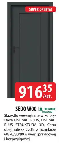 DDD Skrzydło wewnętrzne SEDO WOO oferta