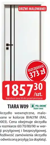 DDD Drzwi wewnętrzne TIARA W09 oferta