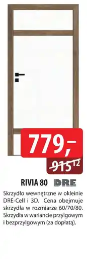 DDD Skrzydło wewnętrzne w okleinie DRE-Cell i 3D RIVIA 80 DRE oferta