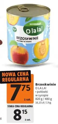 Intermarche Brzoskwinie O LA LA! oferta