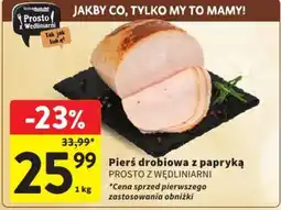 Intermarche Pierś drobiowa z papryką PROSTO Z WĘDLINIARNI oferta