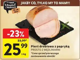 Intermarche Pierś drobiowa z papryką PROSTO Z WĘDLINIARNI oferta