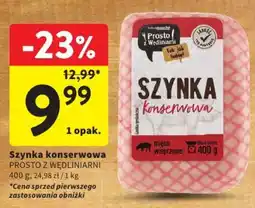Intermarche Szynka konserwowa Prosto z Wędliniarni oferta