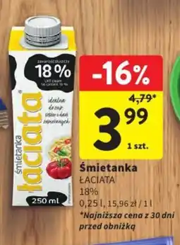 Intermarche Śmietanka ŁACIATA oferta