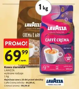 Intermarche Kawa ziarnista LAVAZZA wybrane rodzaje oferta
