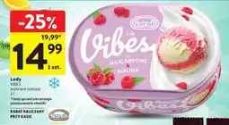 Intermarche Lody VIBES wybrane rodzaje oferta