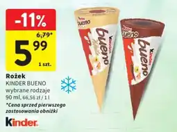 Intermarche Rożek KINDER BUENO wybrane rodzaje oferta