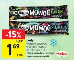 Intermarche Lody HORETEX WOWOC wybrane rodzaje oferta
