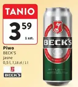 Intermarche Piwo BECK'S jasne oferta