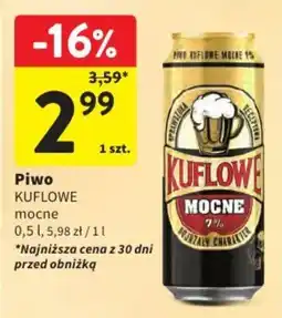 Intermarche Piwo KUFLOWE mocne oferta