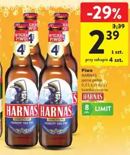 Intermarche Piwo Harnaś jasne pełne oferta