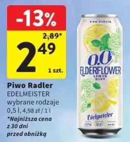 Intermarche Piwo Radler EDELMESTER wybrane rodzaje oferta