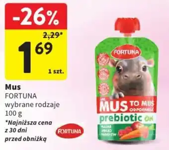 Intermarche Mus FORTUNA wybrane rodzaje oferta