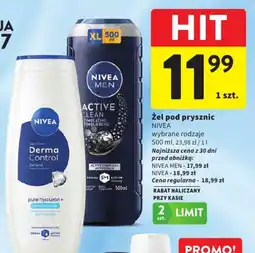 Intermarche Żel pod prysznic NIVEA wybrane rodzaje oferta