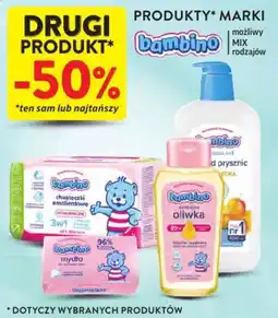 Intermarche chusteczki emolientowe bambino oferta