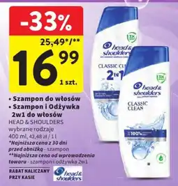 Intermarche Szampon i Odżywka 2w1 HEAD & SHOULDERS oferta
