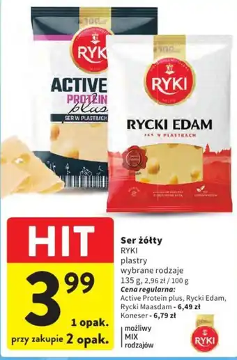 Intermarche Ser żółty RYKI oferta