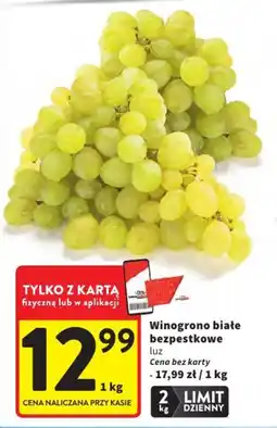 Intermarche Winogrono białe bezpestkowe oferta