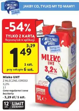 Intermarche Mleko UHT Z MLECZNEJ DROGI 3,2% oferta