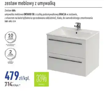 Zestaw meblowy z umywalką