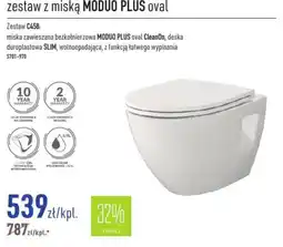 Cersanit Zestaw z miską MODUO PLUS oval oferta