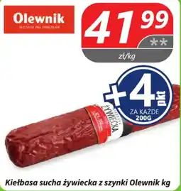 Społem Kiełbasa sucha żywiecka z szynki Olewnik oferta