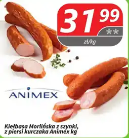 Społem Kietłbasa Morlińska z szynki, z piersi kurczaka Animex oferta