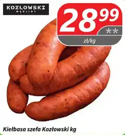 Społem Kiełbasa szefa Kozłowski oferta