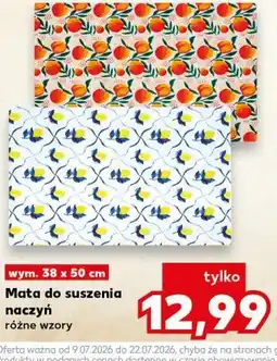 Kaufland Mata do suszenia naczyń oferta