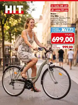 Kaufland Rower City Bike oferta