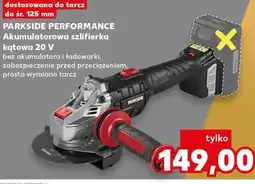 Kaufland PARKSIDE PERFORMANCE Akumulatorowa szlifierka kątowa 20 V oferta