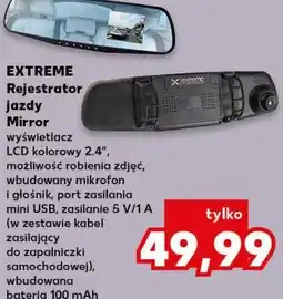 Kaufland EXTREME Rejestrator jazdy Mirror oferta
