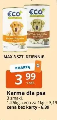 E.Leclerc E.C.O.+ Karma dla psa oferta