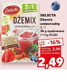 Kaufland DELECTA Dżemix uniwersalny 2:1 oferta